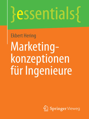 cover image of Marketingkonzeptionen für Ingenieure